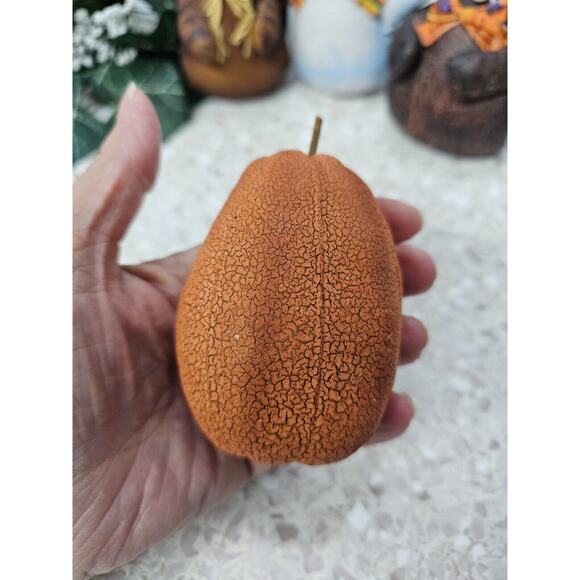 Set of 5 Primitive Rustic Leatherette 5" Aged HALLOWEEN Ghost Black Cat Witch - Picture 4 of 7